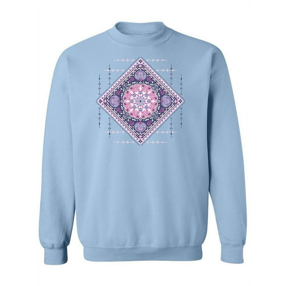Colorful Indian Ornament Design Sweatshirt Women -Image by Shutterstock, Female Large