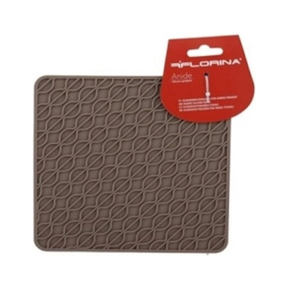 6" Square Trivet. Durable Silicone BPA Free Florina by Amercook