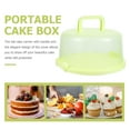 thumbnail image 3 of MIANGASTORE Cake Keeper Small Cake Carrier Transparent Cake Cake Box Home Baking Storage Box, 3 of 7