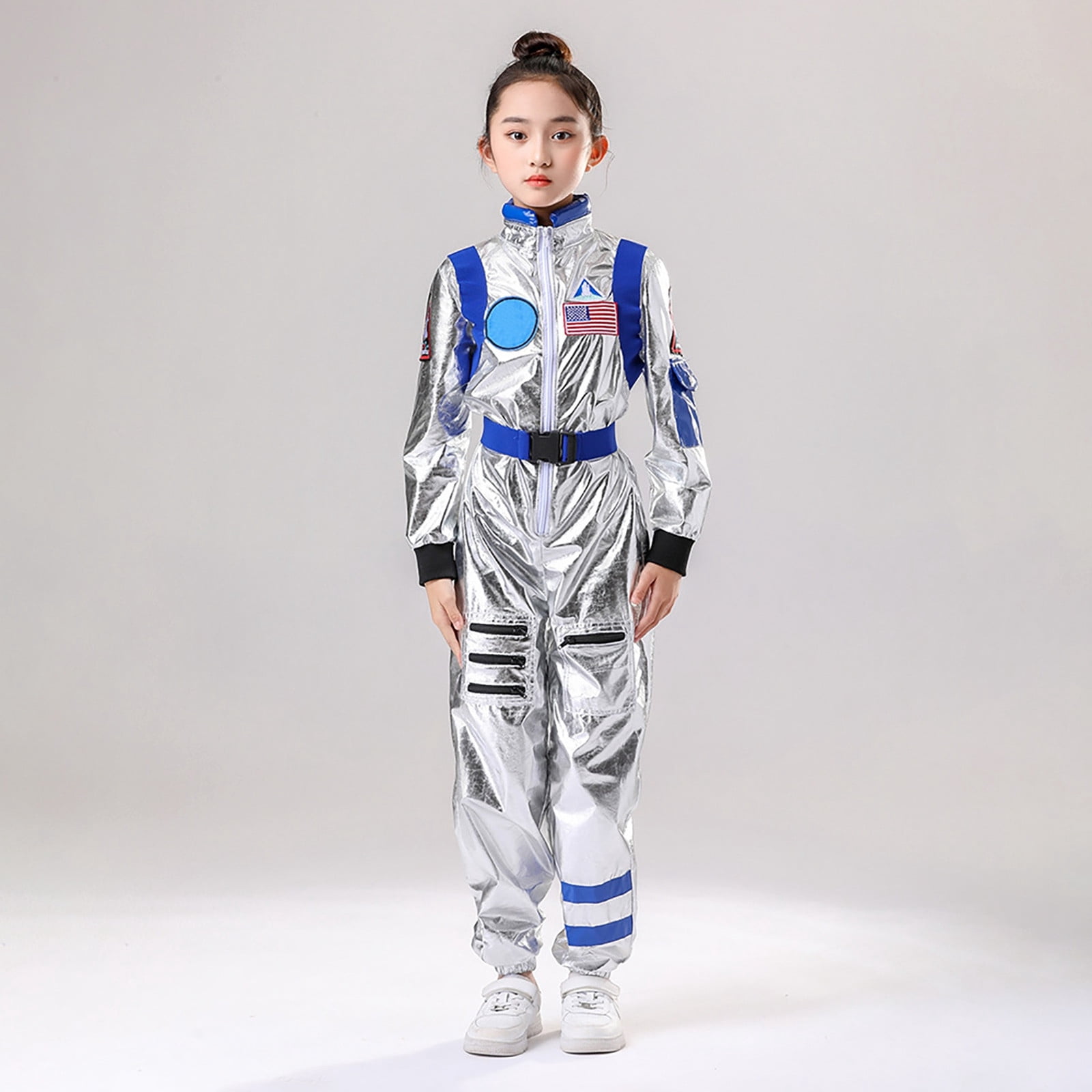 RMGVDSD Kids Astronaut Outfit for Boys Girls Space Jumpsuit Astronaut Carnival Onesie Performance Clothes Boys Jumpsuit Cute Infant Set
