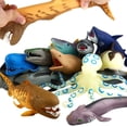 thumbnail image 1 of Juego de juguetes de baño ValeForToy, 20 cm, goma, Ocean Animals, paquete de 8, 1 of 7