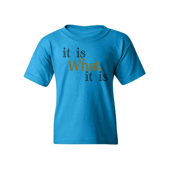 It Is What It Is T-Shirt Juniors -SPIdeals Designs, x-Large