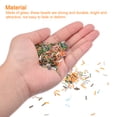 thumbnail image 4 of 1200Pack Bugle Beads, 6.8x1.8mm Transparent Tube Spacer Beads Lined Glass Beads for Jewelry Making, 4 of 7
