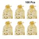 thumbnail image 3 of Nestingho 100Ud Bolsas Doradas Para Regalos Bolsas De Organza Para Joyas Dulces Y Fiestas, 3 of 8