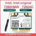 thumbnail image 1 of Tarjeta de Red InaláMbrica 7260AC 7260HMW 1200M 5G Tarjeta de Red Gigabit de Doble Banda Bluetooth4.0 MINI PCIE Adaptador Wifi, 1 of 5
