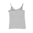 thumbnail image 2 of Alkepwun Camisoles for Women Striped Tank Tops Adjustable Camis Soft Padded Undershirt Spaghetti Strap Tank Tops for Yoga Workout Sleeping Traveling, 2 of 4