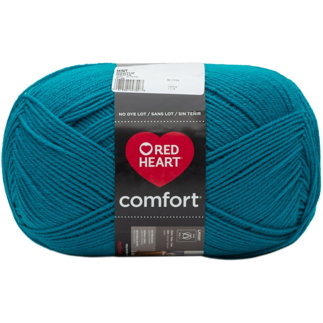 Red Heart® Comfort® Yarn, Solid, Acrylic #4 Medium, 16oz/454g, 867 Yards