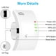 thumbnail image 5 of Repetidor de Señal WiFi, amplificador de señal PIX-LINK de 300 Mbps, cubre hasta 2500 pies cuadrados, repetidor WiFi de 2,4 GHz PIX-LINK WR01, 5 of 5