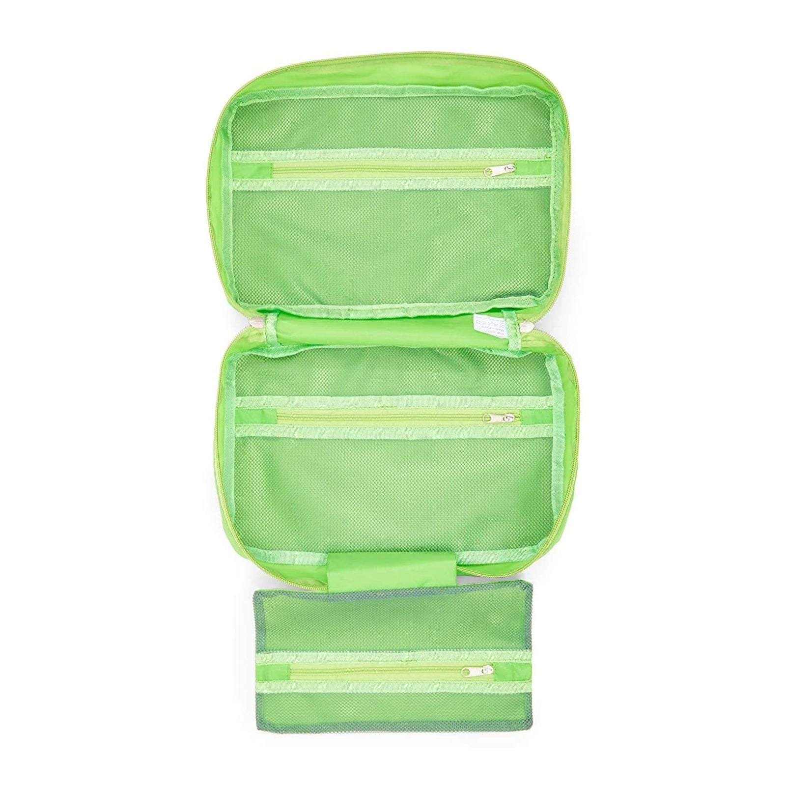 Travel Toiletry Bag for Men Women, Portable Storage Organizer for Cosmetic Makeup, Bathroom Shower Shampoo, Green