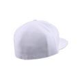 thumbnail image 4 of Top Headwear Plain Flat Bill Fitted Hat, White 7 5/8, 4 of 4