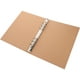 thumbnail image 3 of BRIGHTFUFU Cubierta de carpeta 6 anillo de binder portátil cubierta de carpeta Kraft carpeta de papel reutilerable carcasa (A5), 3 of 7