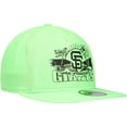 thumbnail image 3 of Men's New Era Green San Francisco Giants Neon Golfer Snapback Hat, 3 of 6