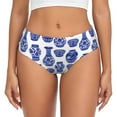 thumbnail image 1 of Fotbe Blue Vases Calzones Estampados para Mujer – Ropa Interior de Algodón, Cómoda, Suave y Elástica-4X-Large, 1 of 6