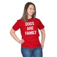 thumbnail image 4 of Dogs Family Mans Best Friend Pet Lady Men's Graphic T Shirt Tees Brisco Brands X, 4 of 6