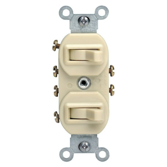 LEVITON SWITCH 2 QUIET3WAY IVORY (Pack of 1)