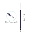 thumbnail image 2 of Uxcell 130mm Ballpoint Pen Refills 0.5mm Tip Black Gel Ink Pen Refill, Blue 50 Pcs, 2 of 5