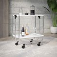 thumbnail image 4 of 2 Tier Folding Bar Cart, 4 of 6