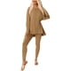 thumbnail image 1 of Conjunto de 2 Piezas para Mujer PRETTYGARDEN Khaki XXL, 1 of 8