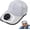 Light gray, variant on Solar and USB Rechargeable Baseball Cap with Fan – Breathable Outdoor Sports Hat with Built-in Cooling Fan