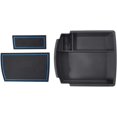 thumbnail image 5 of Customized for 2018 Kona Car Center Console Armrest Box Glove Secondary Storage Console Organizer Insert Tray (Blue), 5 of 5