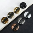 thumbnail image 6 of 6Pcs Door Stop Dome Shaped Stainless Steel Sound Dampening Floor Door Bumper Punching Free Collision Proof Doorstop, 6 of 8