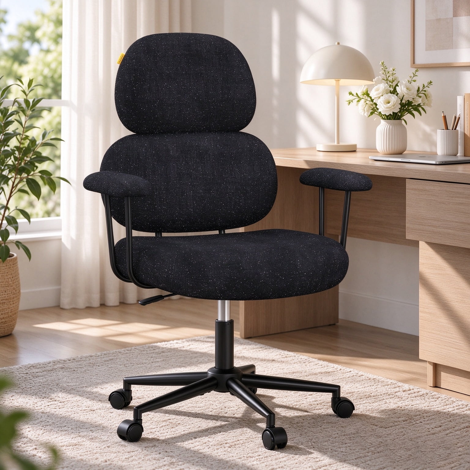 pinmoco ergonomic office chair chenille product