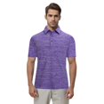 thumbnail image 4 of Yindaity Mens Golf Shirt Moisture Wicking Quick-Dry Short Sleeve Casual Polo Shirts for Men Purple,M, 4 of 4