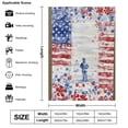 thumbnail image 2 of 4th of July Spring Wall Backdrop Background Floral Backdrops 5x7FT, 2 of 5