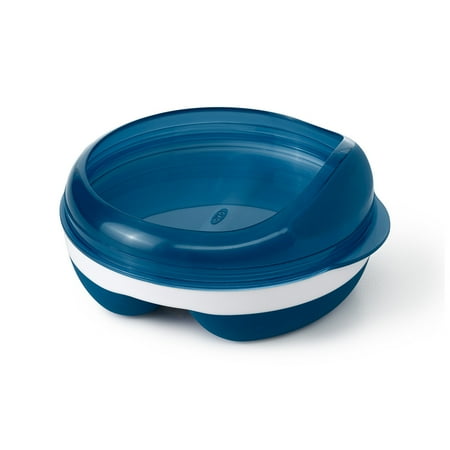 OXO Tot Divided Feeding Dish With Removable Ring, Navy