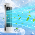 thumbnail image 2 of Tower Fan Bladeless With LED Lights USB Powered 2 Speeds Oscillating Fan For Bedroom, 2 of 5