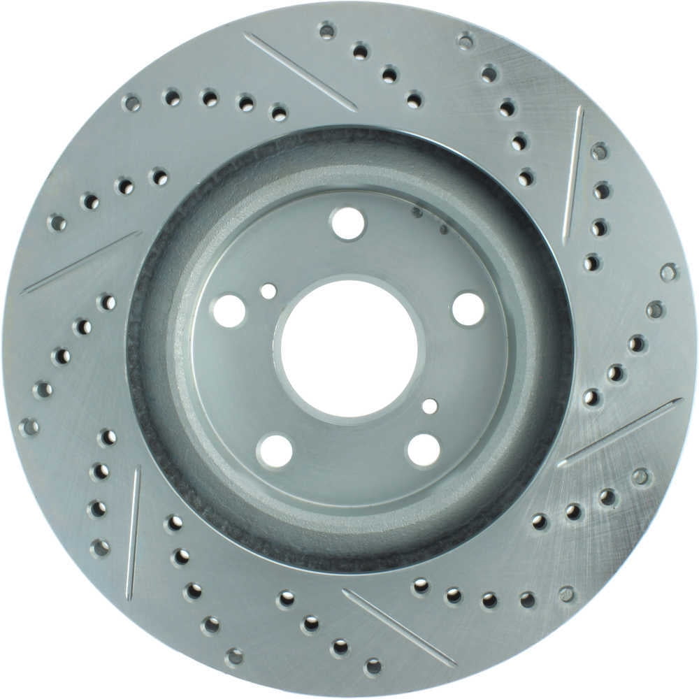 Stoptech Select Sport Drilled & Slotted Brake Rotor; Front Right - 227.44146R Fits select: 2006-2018 TOYOTA RAV4, 2007-2017 TOYOTA CAMRY