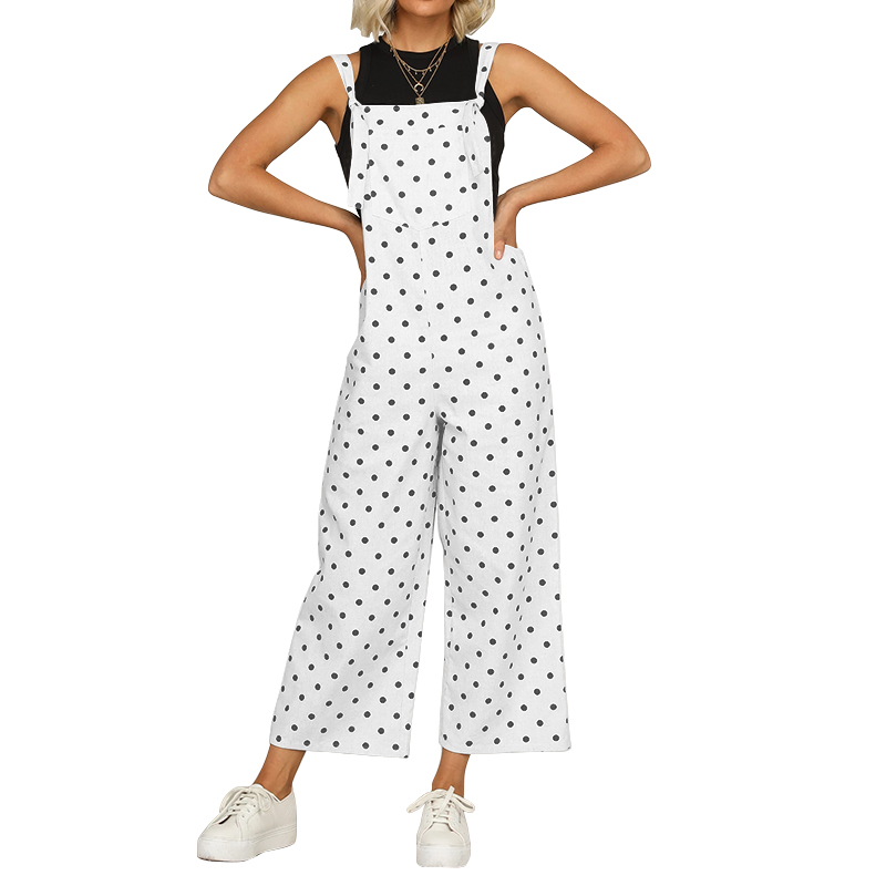polka dot romper pants
