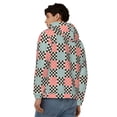 thumbnail image 4 of Naloa Colorful Checkered Men’s Hoodies, Zip up Hoodie, Sweatshirts,Hoodies for Men Sizes S-3XL-X-Large, 4 of 5