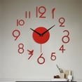 thumbnail image 1 of CNKOO DIY 3D Frameless Wall Clock Self- Adhesive Decal Digits Suitable for Home Dining Room, 1 of 2