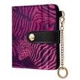 thumbnail image 2 of Small Wallet For Women Bifold Leather Pocket Coin Credit Card Holder With RFID Blocking Zebra Pattern, 2 of 6