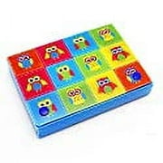 ASH90402 - Color Owls Index Card Boxes 4X6in Decorated Poly by Ashley Productions