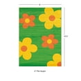 thumbnail image 3 of Corfu Floral Green and Yellow Area Rug 8x10 Transitional Polypropylene, 3 of 3