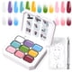 thumbnail image 1 of Esmalte de uñas en gel U-Shinein Gradient Painting, juego de 9 colores, 1 of 8