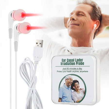 Ear Canal Redlight Physiotherapy Line 650nm Wavelength Phototherapy Portable Physiotherapy Instrument