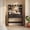 Black(No Stool), variant on Homall Makeup Vanity Set with Mirro & 3 Modes Lights, Vanity Desk with Stool & Storage Drawers Shelves, Vanity Table with Power Outlet for Bedroom Dressing Room, White