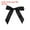 Black, variant on Uxcell Twist Tie Bows, Premade Satin Ribbon Bow for Crafts Candy Treat Bags Cake Gift Wrapping Wedding Birthday Party Decorations White