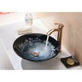 thumbnail image 4 of ANZZI Chrona 17.7" High Tempered Glass Vessel Bathroom Sink in Silver Burst, 4 of 5