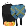 thumbnail image 1 of Paleta de pickleball, cuadro de carbono, entrenamiento, accesorios, raqueta de tenis de práctica, para juegos, deportes, actividades al aire libre, Amarillo Macarena Paleta de pickleball, 1 of 7