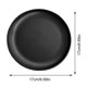 thumbnail image 2 of 5Uds. Plato De Camping De Acero Inoxidable, Ligero, Redondo, Negro, 2 of 2