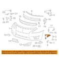 thumbnail image 3 of For 13-15 Altima Sedan Front Bumper Cover Retainer Mounting Bracket SET PAIR, 3 of 5