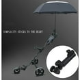 thumbnail image 6 of Plastic Golf Trolley Umbrella Holder Golf Push Cart Umbrella Mount Umbrella Stand Attachment for Golf Training Durable, 6 of 9