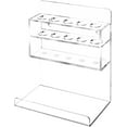 thumbnail image 5 of MyGift Clear 5-Slot Acrylic Wall Mounted Dry Erase Marker and Eraser Holder Rack, Set of 2, 5 of 6