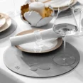 thumbnail image 1 of Togas Подставка под горячее, круглая "Рейн" искусственная кожа Lezotex, бежевая, 33 см, 1 of 1