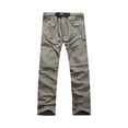 thumbnail image 1 of Pantalones de verano Qarigey para hombre con bolsillos laterales Caqui XXL, 1 of 6