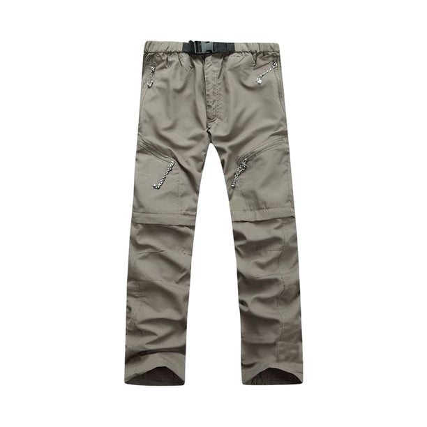 Pantalones de verano Minnieouse para hombre con bolsillos laterales Caqui S